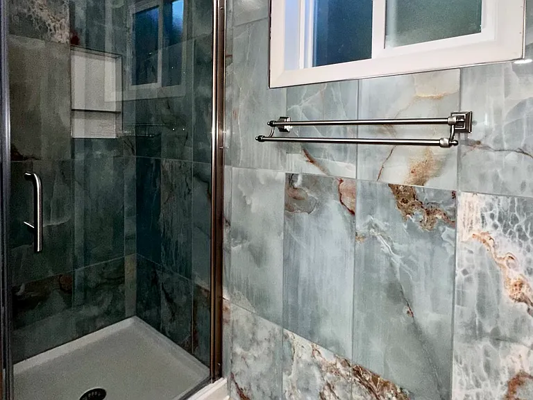 Spa-like bathroom remodel.
