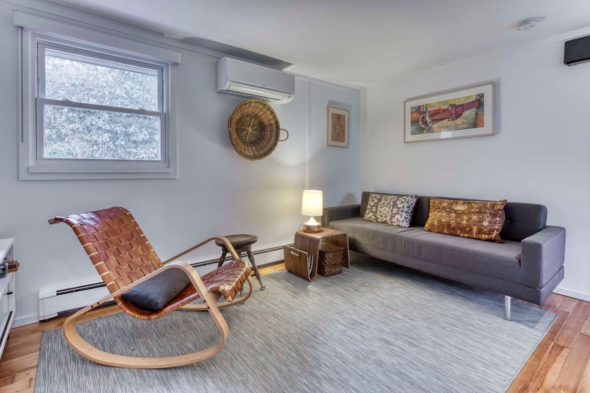 The media converts to a 3rd bedroom.