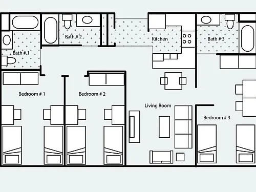 Floor plan 3X3