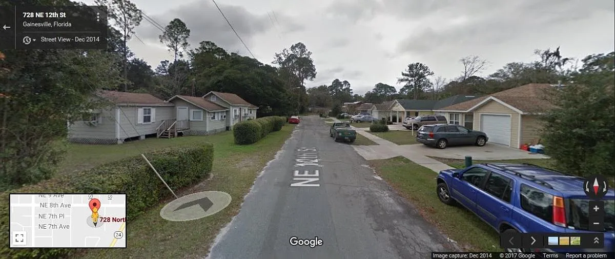 street scene - 728 NE 12th St