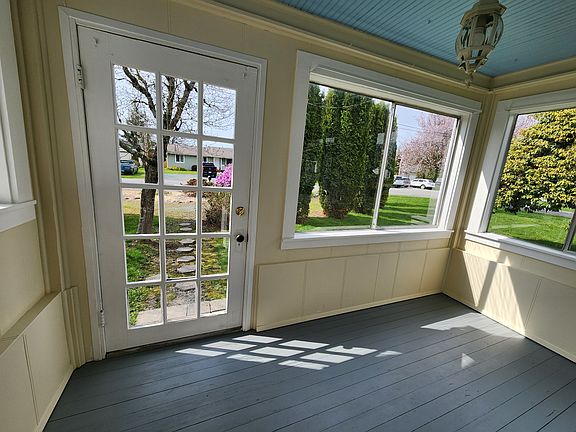 Sunny front porch