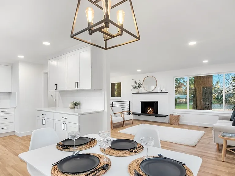 Dining Area, Kitchen, & Living Room