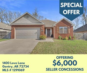 1400 Love Ln, Gentry, AR, 72734
