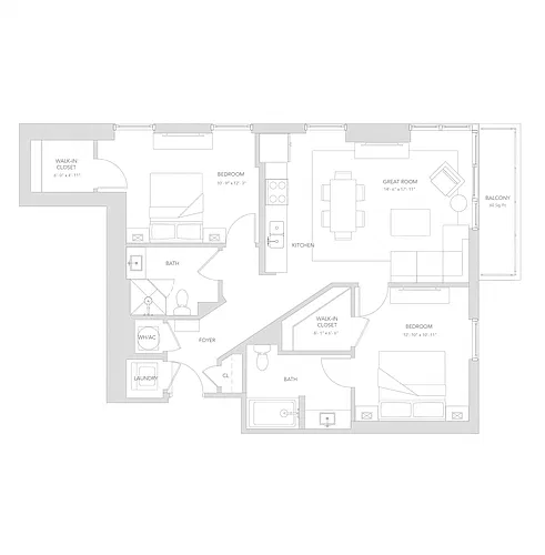 Floor plan B3