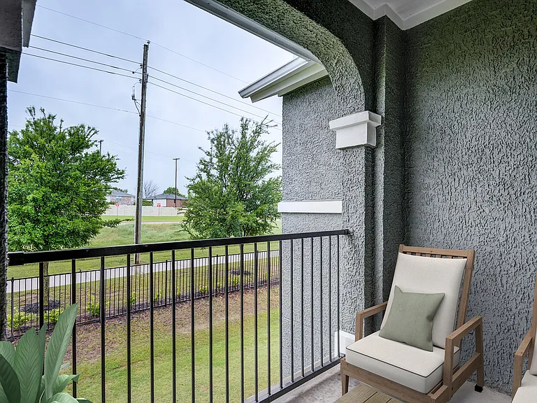 Private balcony
