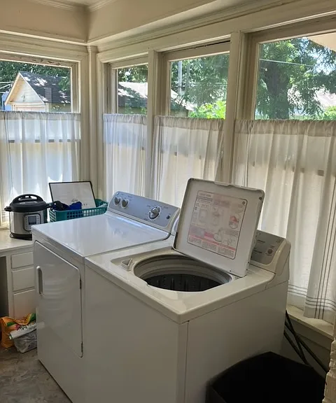 Laundry Room includes washer and dryer.