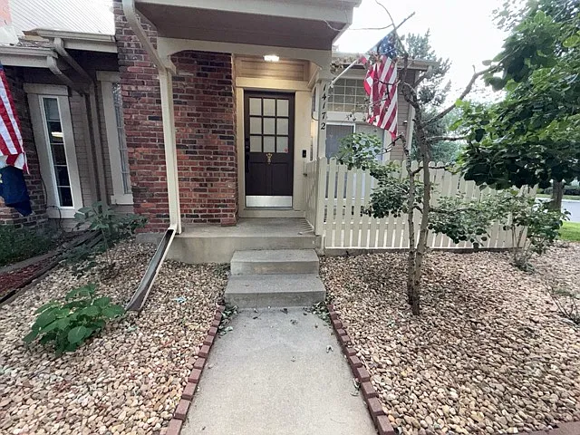 Entry door with smart lock and smart doorbell - 14172 E Radcliff Cir