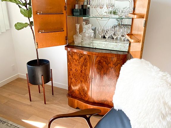 English Arr Deco Bar Cart