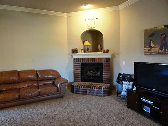 Great room fireplace.