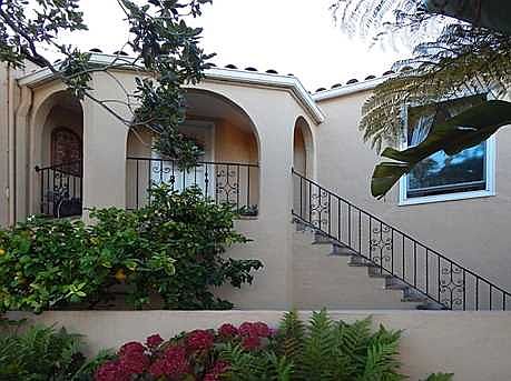 Old World Mediterranean charm are apparent as you approach the private entrance.