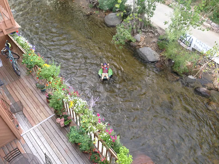 Boulder Creek view from 2879 balcony