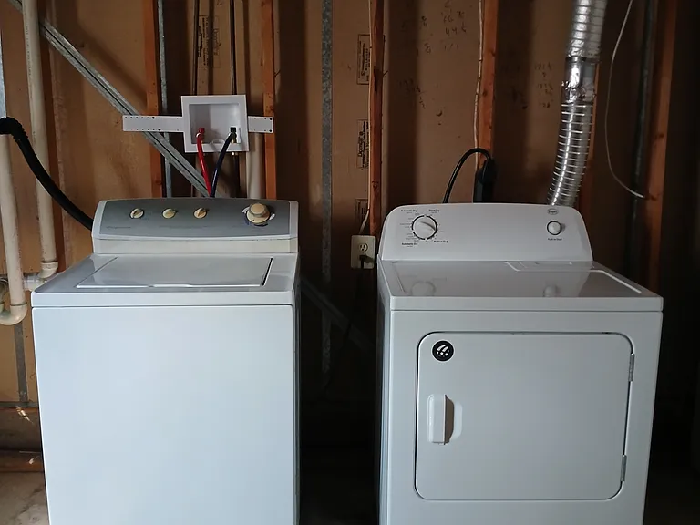 washer and dryer in unit
