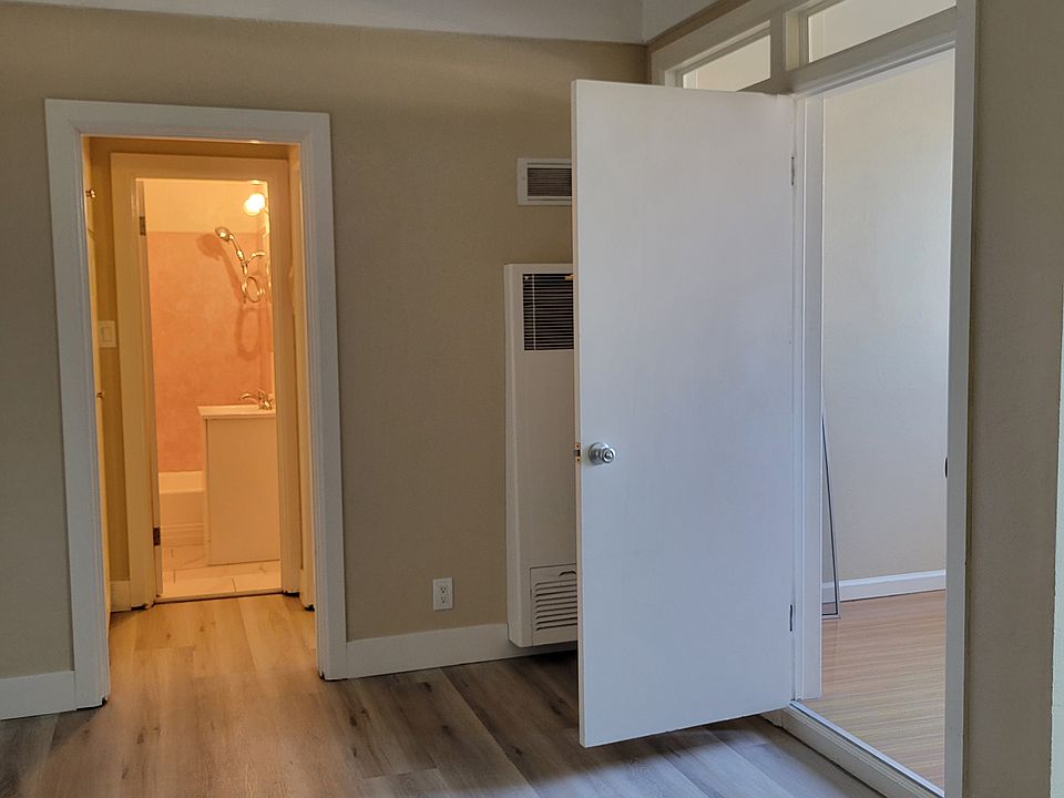 Looking toward the bathroom