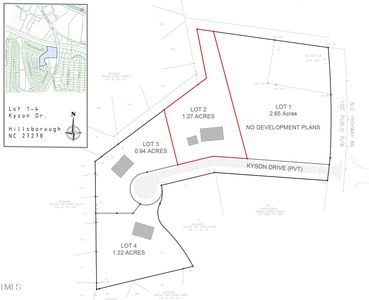 LOT 2 Kyson Dr Lot 2, Hillsborough, NC, 27278