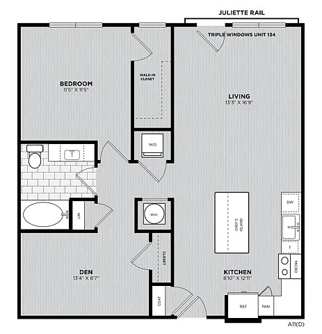 Floor plan Dipper (WDU)
