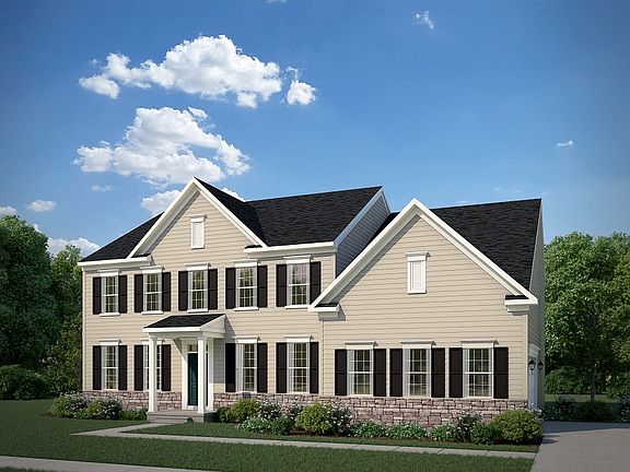 Federal with Stone Water Table and Portico