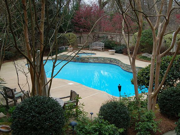 Pool with Hot Tub waterfall