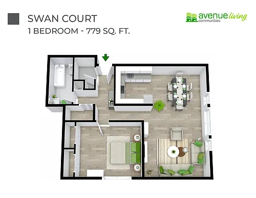 Floor plan 104