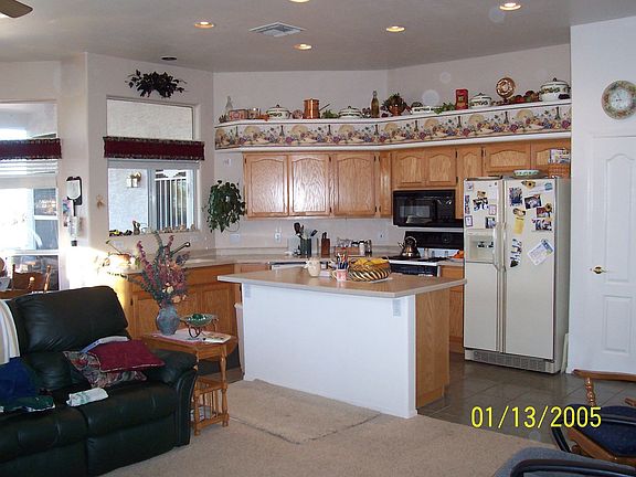 Open kitchen with island