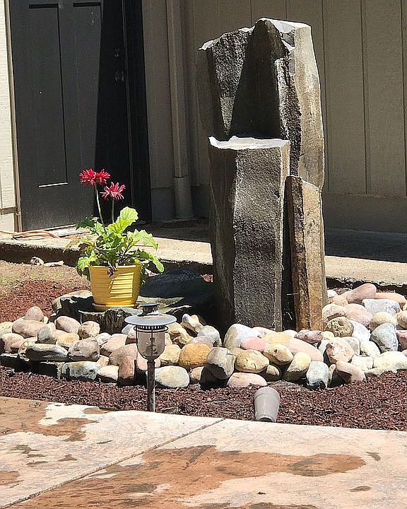 Courtyard water feature