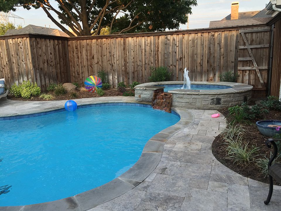 Backyard Pool and Spa