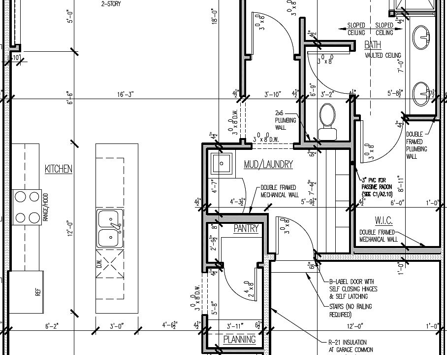 Urban Duplex 827 N Ellsworth Plan, DJK Custom Homes of Downtown