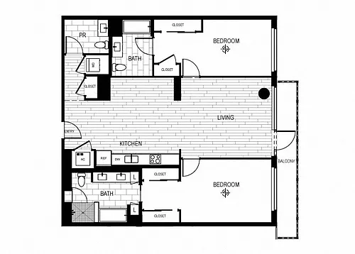 Floor plan Penthouse 1704
