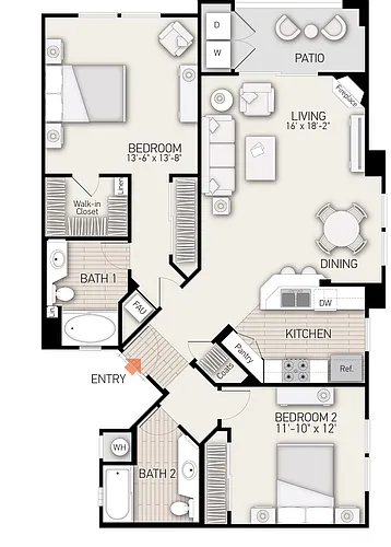 Floor plan Plan J