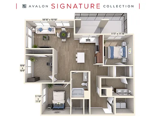 Floor plan B16-C-Wal