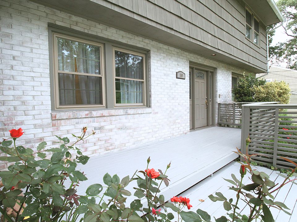 An extra spacious front porch