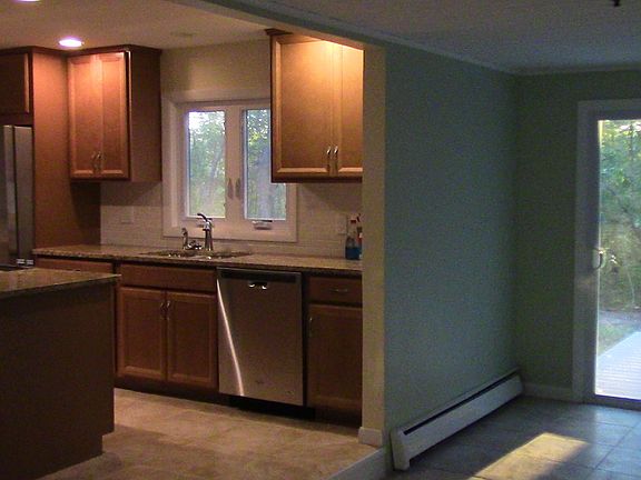 Kitchen from porch front door