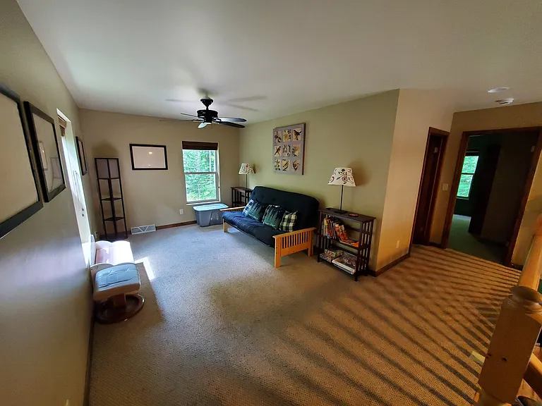 loft with full size futon