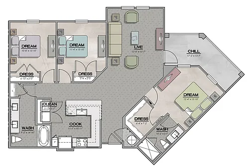 Floor plan C1