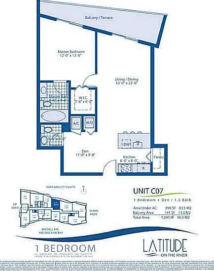 1 bed, 832 sqft, $2,800 — Photo 3