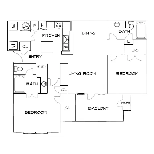Floor plan Design 2B