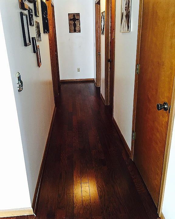 After rugs removed hardwood 