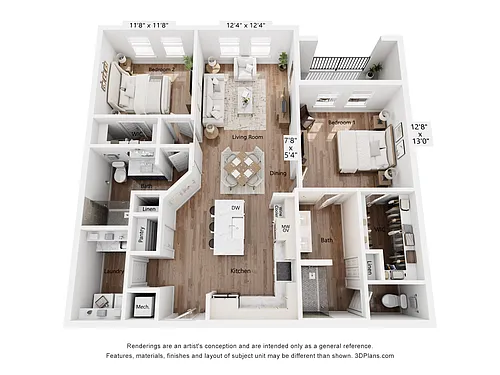 Floor plan B1