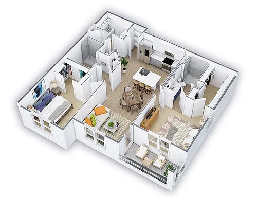 Floor plan B3