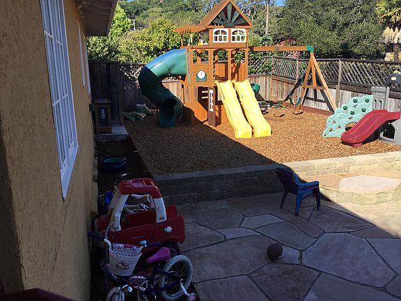 Front yard kids playset