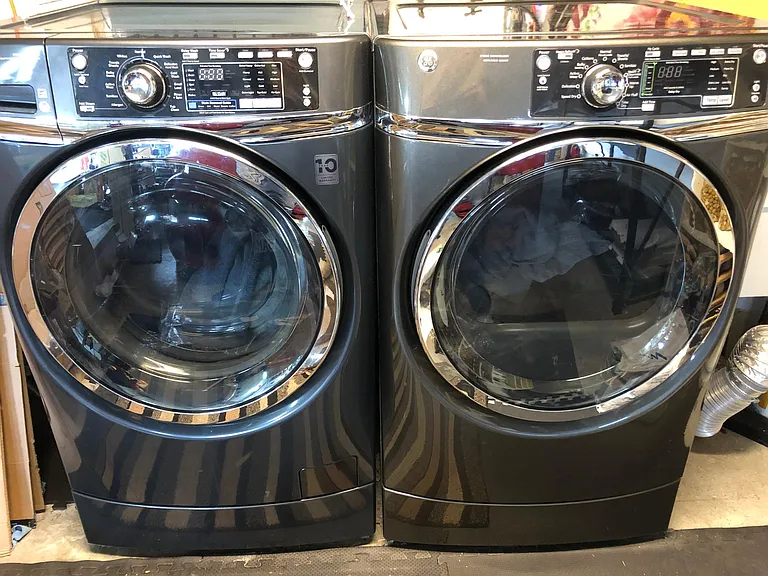 Front load washer and dryer