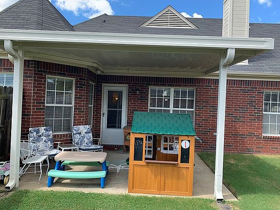 Covered back porch