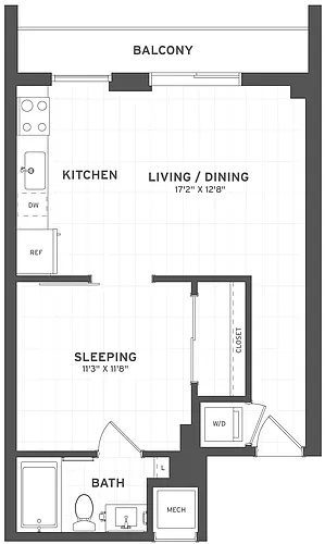 Floor plan Studio-S2