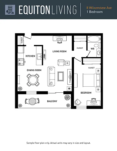 Floor plan 1 Bedroom
