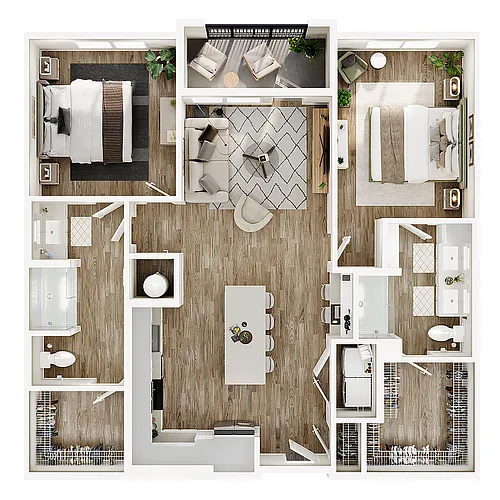 Floor plan B1