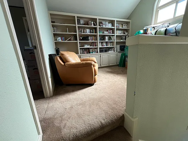 Loft with built-ins