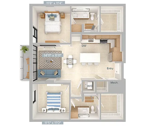 Floor plan B10
