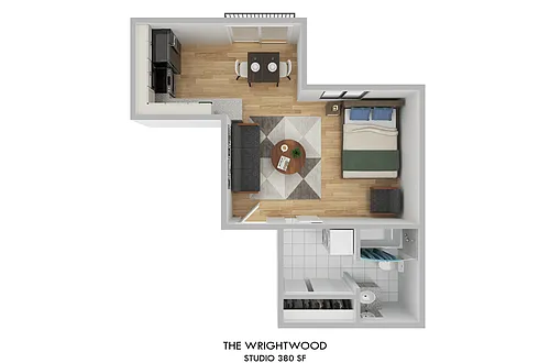 Floor plan Studio E