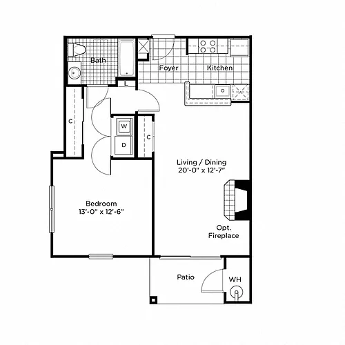 Floor plan A1B-HC | Premium