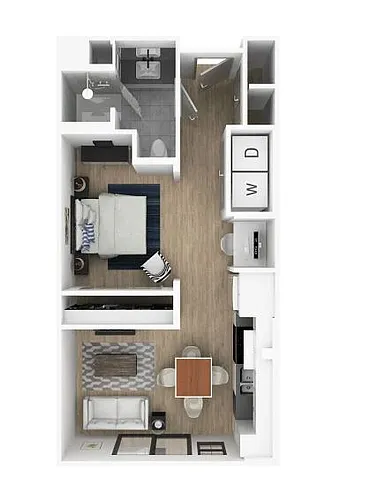 Floor plan A- Studio