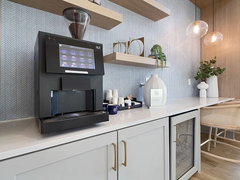 Grab a coffee and settle into the resident lounge